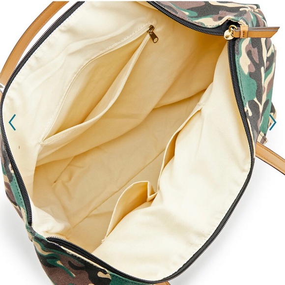 NWT- Camouflage “My 💝 Belongs to a Solider” Canvas Tote Bag - Picture 3 of 4